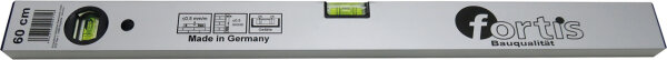 Wasserwaage 40 cm Messgenauigkeit 0,5 mm/m FORTIS