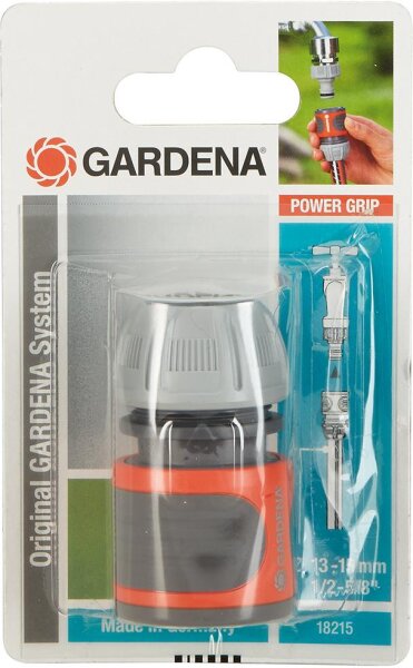 Gardena Schlauchverbinder-Set 15 mm (5/8") – mit Wasserstop