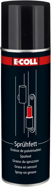 Sprühfett weiß –30 bis +150 °C 300 ml Sprühdose E-COLL