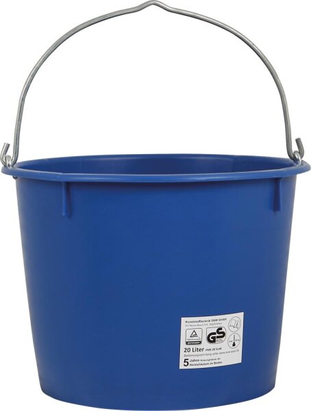 Baueimer 20L kranbar blau