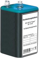 Blockbatterie Zink-Kohle 4R25, 6 V