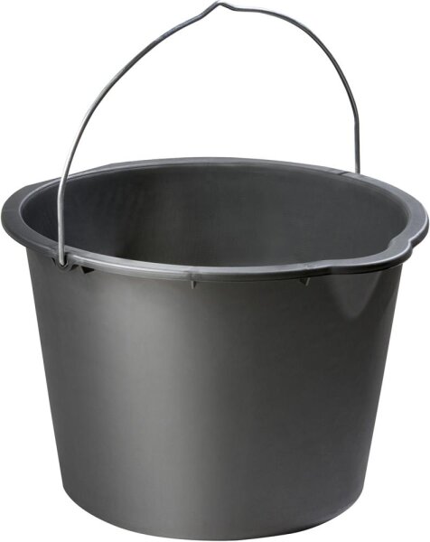 GreenLife Eimer mit Tülle 20 Liter schwarz, Ø 380 x 270 mm
