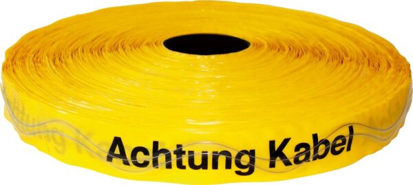 Kelmaplast Ortungsband 250m gelb LWL-Kabel