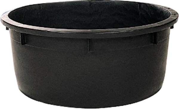 Spezialkübel rund 120L schwarz 720 x 720 x 420 mm