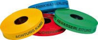 Kelmaplast Warnband Glasfaserkabel 250m gelb