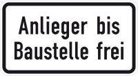 Zusatzzeichen ZZ 1028-32 231x420mm RA2 Folie