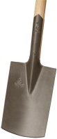 Idealspaten Bauspaten Tritt Eschen T-Stiel Gr. 2, 285 x...