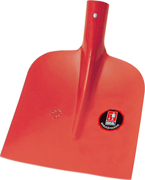 Holsteiner Schaufel Gr.2 rot, 1/2 gehob., o. Stiel Idealspaten