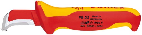 Kabelmantelmesser VDE 155mm mit Klinge 38mm KNIPEX Nr. 98 55
