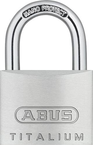 Vorhangschloss 64TI/50 Titalium – Silber – VE 1 St. – ABUS