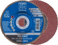 Fächerschleifscheibe A120SG gewölbt 125mm K120...