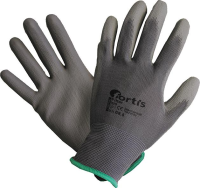 FORTIS Handschuhe Fitter, PU/Nylon, grau