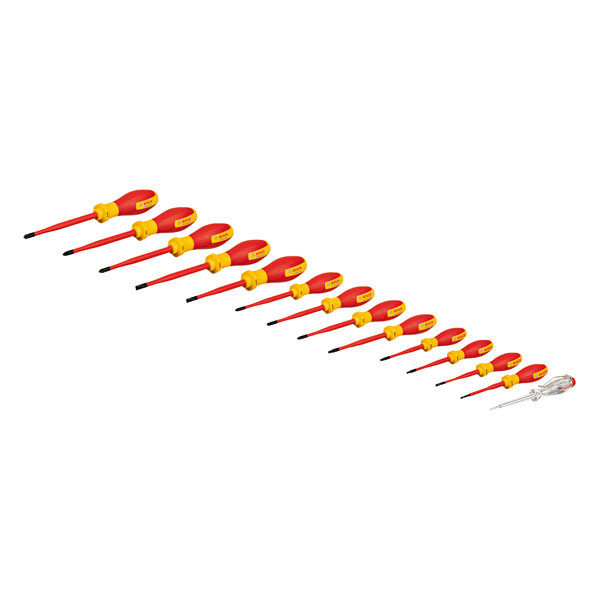 Bosch 1600A02NF9 VDE-Schraubendreher-Set gemischt, 14-tlg. Professional Combo Kit