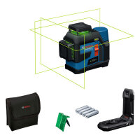 Bosch Linienlaser GLL 12V-100-33 CG, 3x 360°-Linien,...