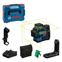 Bosch Linienlaser GLL 12V-100-33 CG, 3x360° Linien,...