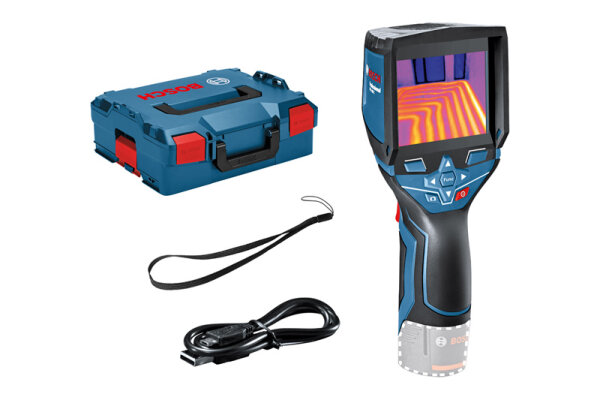 Bosch Wärmebildkamera GTC 400 C in L-BOXX, inkl. L-BOXX 136, Micro-USB, Handschlaufe, Dual Power