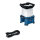 Bosch Akku-Bauleuchte GLA 18VH-7500, 7.500 lm, Hybrid (kabel/kabellos), USB-C, HMI, Montagehaken+5/8" Gewinde, Kaltgerätekabel