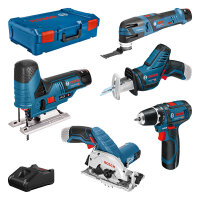Bosch Combo Kit 5 Tool Kit 12V – inkl. 3x GBA 3.0Ah...