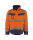 DASSY® Herren Warnschutz-Winterjacke Lima hohe Sichtbarkeit + Wärmeisolierung – Warnschutzklasse 3 – 500120 Neonorange/Dunkelblau Gr. XL