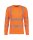 DASSY® Herren Warnschutz Langarmshirt Carterville – Warnschutzklasse 2 (BG-BAU förderfähig, LSF 50+) - 710037 Neonorange Gr. XS