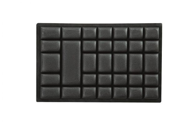 Rofa PVC-Kniepolster 124 schwarz – Einlagen für Knietaschen – Zubehör – Paarweise