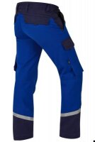 Rofa Herren Elektriker Bundhose 1552366 Kornblau/Marine Gr. 46, mit Cargotaschen, Hosenbeinverlängerung, Reflexstreifen - für Handwerk und Montage