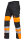 Rofa Herren Multinorm Bundhose 6652354 Anthrazit-Leuchtorange Gr. 52 - Warnschutz Klasse 1 - mit Cargotasche, Reflexstreifen, Hosenbeinverlängerung