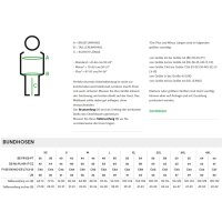 Dassy Herren Warnschutz Bundhose Buffalo mit reflektierenden Details – Klasse 2 – 200431 Neonorange/Dunkelblau Gr. 52