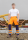 DASSY® Herren Warnschutz Bundhose Buffalo mit reflektierenden Details – Warnschutzklasse 2 – 200431 Neonorange/Dunkelblau Gr. 54