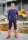 DASSY® Herren Warnschutz Bundhose Omaha mit hoher Sichtbarkeit in Minusgröße – Warnschutzklasse 1 – 200620 Dunkelblau/Neonorange Gr. 50
