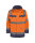 DASSY® Herren Warnschutz-Regenparka Atlantis für Arbeit & Baustelle – Warnschutzklasse 3 – 300346 Neonorange Gr. XL