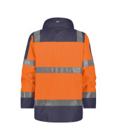 DASSY® Herren Warnschutz-Regenparka Atlantis für Arbeit & Baustelle – Warnschutzklasse 3 – 300346 Neonorange Gr. 2XL