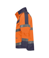 DASSY® Herren Warnschutz-Regenparka Atlantis für Arbeit & Baustelle – Warnschutzklasse 3 – 300346 Neonorange Gr. 2XL