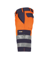 Dassy Herren Warnschutz Shorts Venna für maximale Sicherheit bei Hitze – Klasse 1 – 250030 Neonorange/Dunkelblau