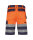 Dassy Herren Warnschutz Shorts Venna für maximale Sicherheit bei Hitze – Klasse 1 – 250030 Neonorange/Dunkelblau