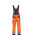 Dassy Herren Warnschutz Latzhose Toulouse mit reflektierenden Elementen – Klasse 2 – 400127 Neonorange/Dunkelblau
