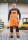 Dassy Herren Warnschutz Latzhose Toulouse mit reflektierenden Elementen – Klasse 2 – 400127 Neonorange/Dunkelblau