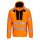 Portwest Herren Warnschutz Kapuzenjacke mit Reißverschluss - Klasse 2 - DX484 Orange/Schwarz