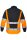 Rofa Herren Multinorm Jacke 6652429 mit Reflexstreifen - Warnschutz Klasse 2 - Störlichtbogensicher (Klasse 1&2) - Orange/Schwarz