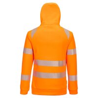 Portwest Herren DX482 – DX4 Hi-Vis Warnschutzpullover mit Kapuze & 1/4 Reißverschluss Orange Gr. M
