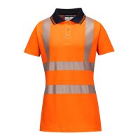 Portwest Damen Warnschutz LW72 Poloshirt - Hi-Vis Klasse...