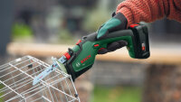 Bosch Akku-Gartensäge Keo, 1x Akku PBA 18V 2.0Ah, Sägeblatt S644D, Ladegerät AL 18V-20