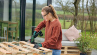 Bosch Akku-Gartensäge Keo, 1x Akku PBA 18V 2.0Ah, Sägeblatt S644D, Ladegerät AL 18V-20