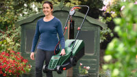 Bosch Rasenmäher EasyRotak 32-205, klappbare Griffe, energieeffizienter Motor, Randnah mähen