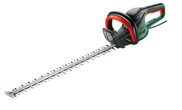 Bosch Heckenschere AdvancedHedgeCut 65, 65 cm Messer, 500 W, ProSilence, hohe Schnittkraft, Rutschkupplung