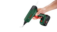 Bosch Akku-Heißklebepistole AdvancedGlue 18V, 2 Temp., 90s Start, 4 Klebesticks, Power for All-System