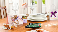 Bosch Akku-Heißklebepistole GluePen, kabellos, 15s Aufheizzeit, bis zu 6 Sticks/Akkuladung, Micro-USB-Ladung, inkl. 4 UltraPower Klebestifte