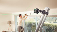 Bosch Kreuzlinien-Laser Quigo Green Set, grüne Laser-Technik, ±0,6 mm/m, inkl. Stativ & 2x AAA-Batterien