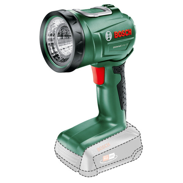 Bosch Akku-Arbeitsleuchte UniversalLamp 18, 100 lm, dimmbar, bis 1000 Min. Laufzeit, Kartonverpackung