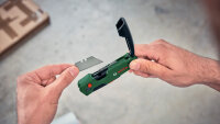 Bosch Handwerkzeuge Klappmesser, Softgrip, schnelle Einhand-Klingenöffnung, SK5-Ersatzklingenfach